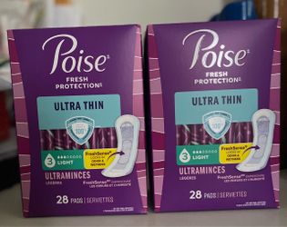 Poise Ultrathin pads 2pk