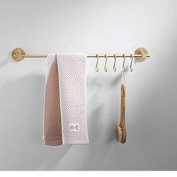Brass towel rack