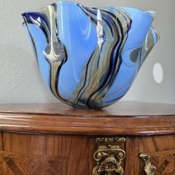 Robert Eickholt Signed Artglass Bowl