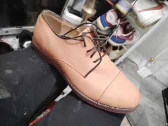 Hawkins McGill Men's Cap Toe Derby Oxford Shoes - Tan / Light Brown