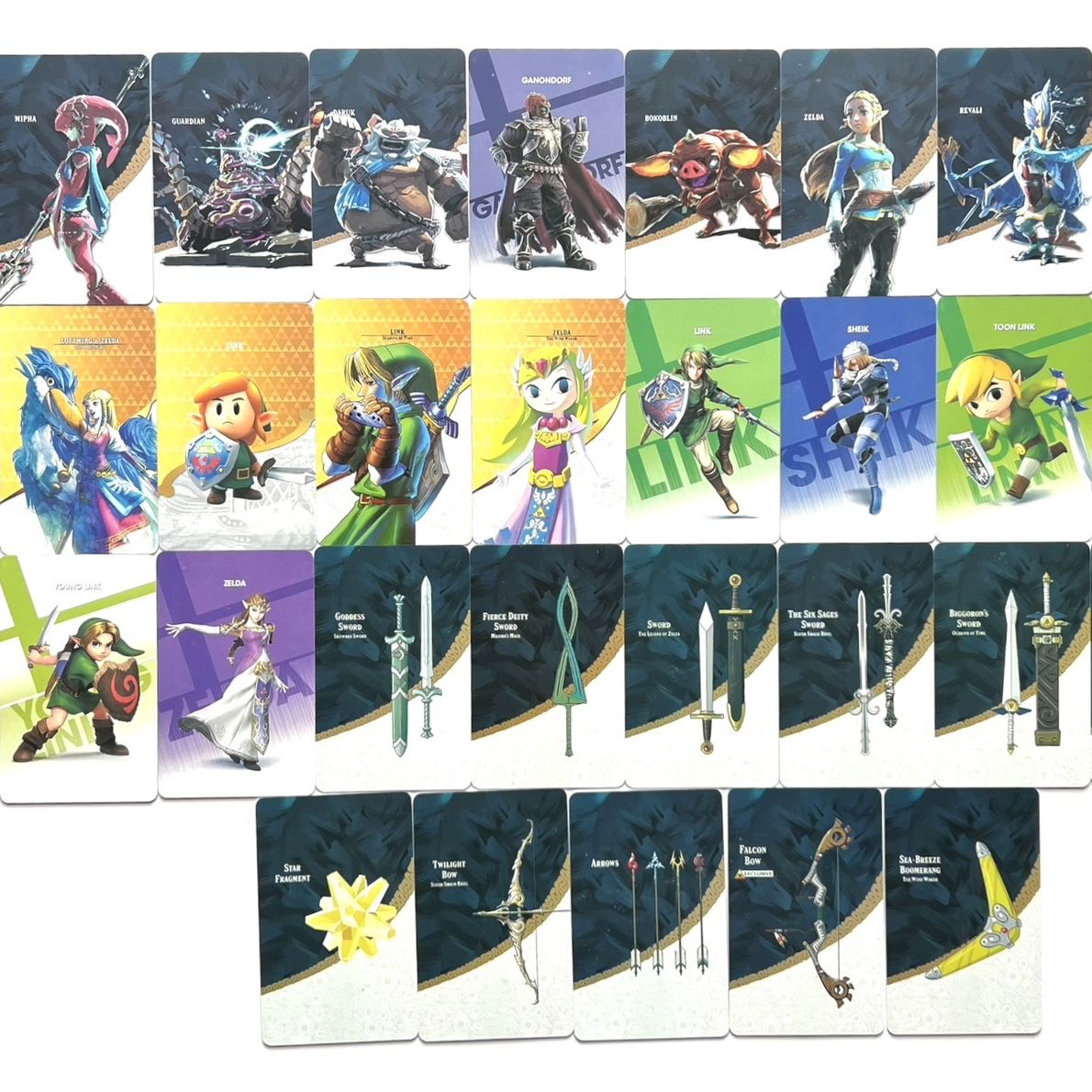 Champions Amiibo Cards Amiibo Botw Switch Botw List Of Legend