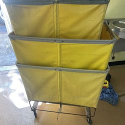 3- Commercial Laundry Baskets 