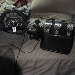 Xbox Logitech G920 Racing Wheel Wheel And Stick Shift 