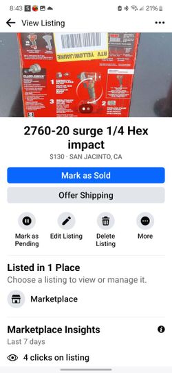 Surge 1/4 Hex Impact
