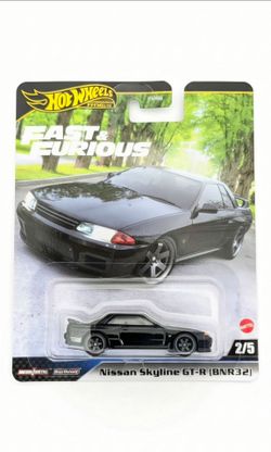 Hot Wheels fast & Furious Nissan Skyline R32  black