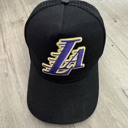 Lakers Hat Pro Standard Black Cap  