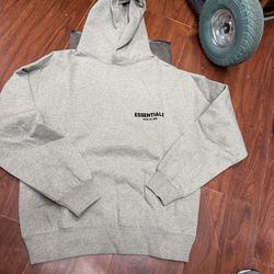 Essentials hoodie drak oatmeal