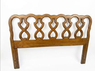 Vintage Wooden French Provincial Queen Headboard