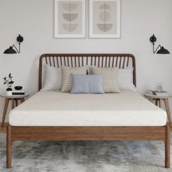 6” Medium Memory Foam Mattress with Cover 