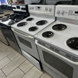White Stove Sale. $$200 Each. Many Appliances On Sale. Delivery 🚚 ✅ 