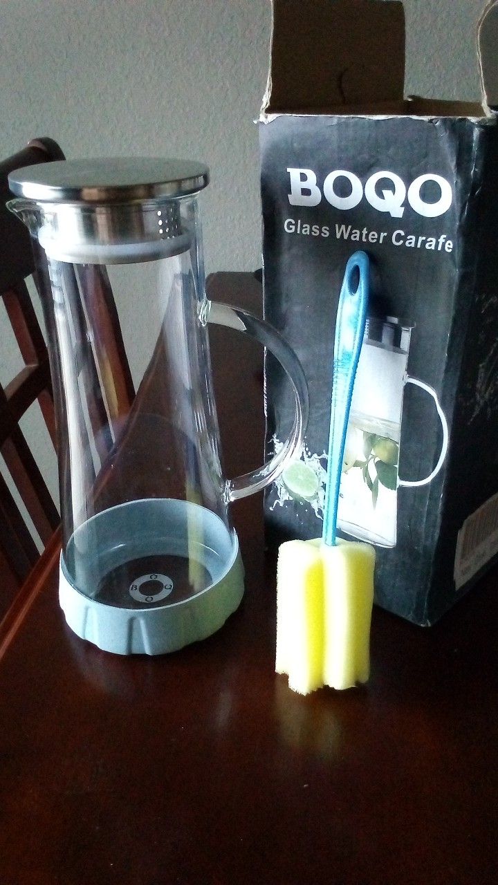 Glass Water Carafe