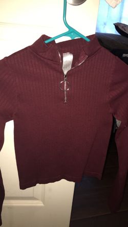 Long sleeve crop top