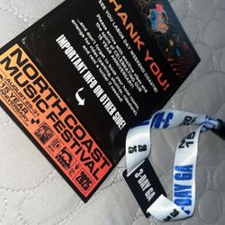 3 DAY NORTHCOAST WRISTBAND