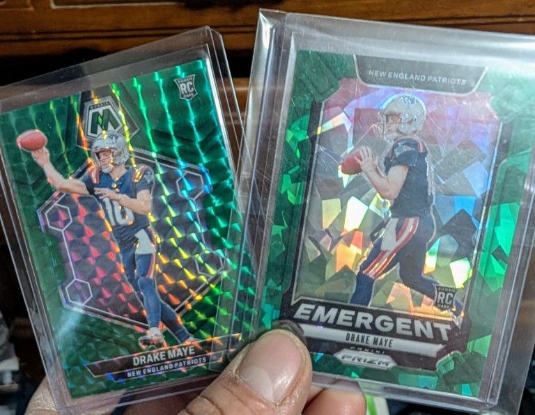 2024-25 NFL Rookie Drake May Panini Prizms Lot Of 4