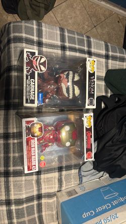 Iron man and venom Funko