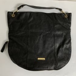 Steve Madden Hobo Bag Black Leather