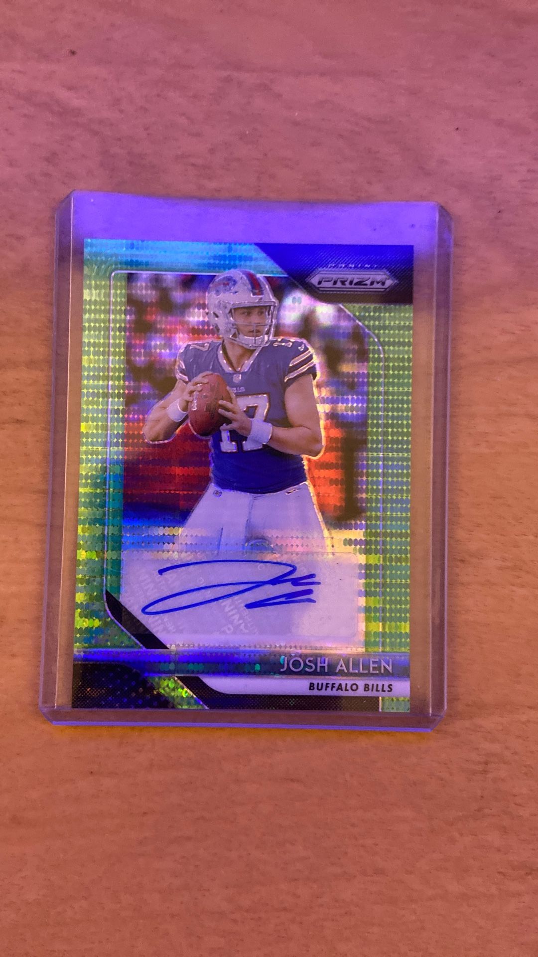 Autographed Josh Allen Card