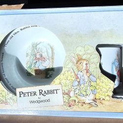 Edgewood Peter Rabbit 3 Piece Set Mug, Bowl, Plate