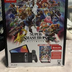 Nintendo Switch Oled Super Smash Bros Bundle