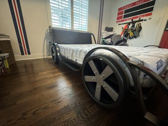 Boy’s Full Size Bed With Mattress 