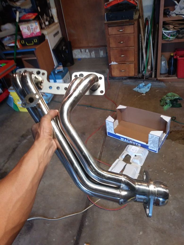 Toyota 22re 2wd header
