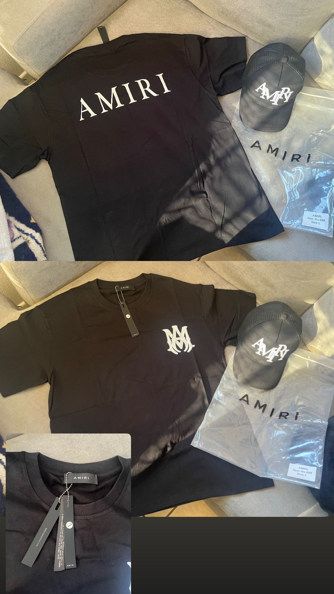 AM Designer T Shirt Large Men