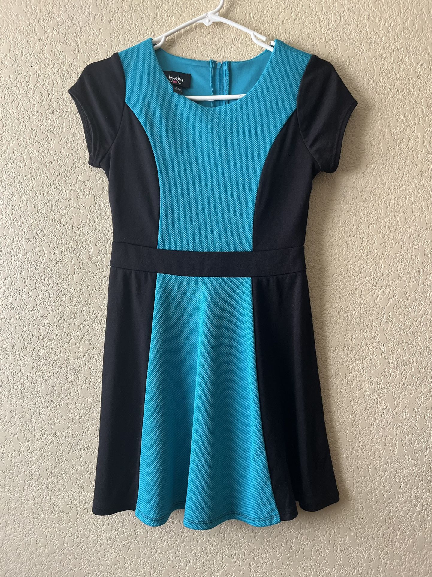 Black and Teal Dress
