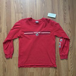 Red Vintage Maryland long sleeve shirt 