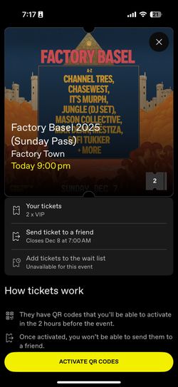 factory basel 2025 tickets
