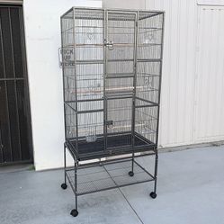 $160 (New in Box) X-Large 69” bird cage for mid-sized parrots cockatiels conures parakeets lovebirds budgie, 31x19x69” 