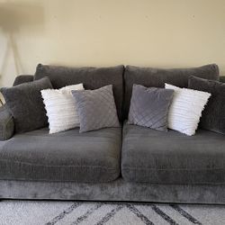 Dark grey Sofa & Loveseat