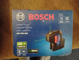 Bosch Gpl100-30g 3 Point Laser