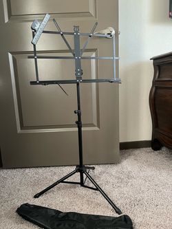 Folding Music Stand with Carrying Bag