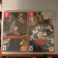 My Hero Ones Justice 1+2 Switch