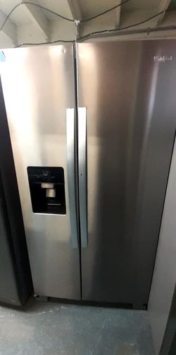 Whirlpool Side-by-Side Stainless Steel Refrigerator
