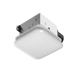 Commercial Electric 50 CFM Ceiling/Wall Mount Roomside Installation Bathroom Exhaust Fan with Adjustable CCT LED, Night Light, ENERGY STAR=958
