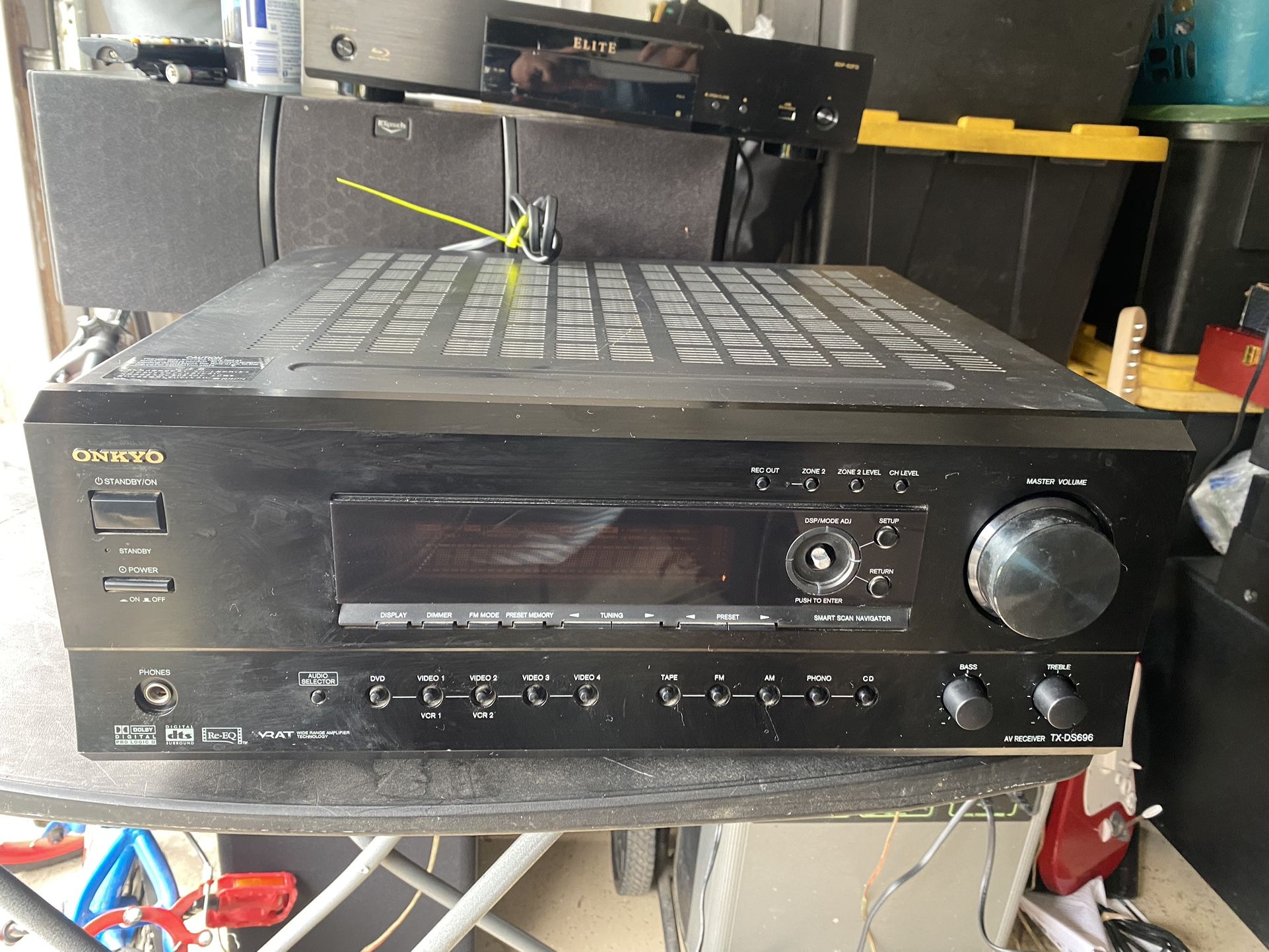 Onkyo Receiver Home Theater Receiver Works Well Home Stereo MAKE AN OFFER!