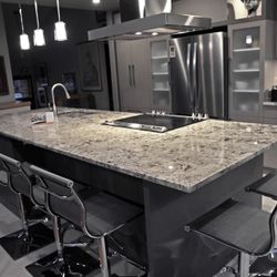 New 4 Gray Bar Stools 