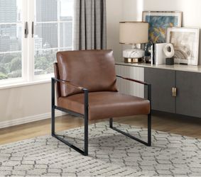 Faux Leather Accent chairs
