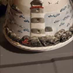 YANKEE CANDLE LIGHTHOUSE CANDLE HOLDER