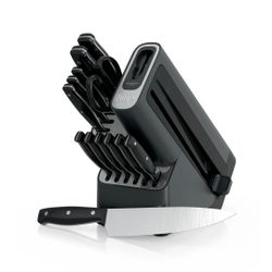 NINJA Foodi NeverDull Essential 14-Piece Knives System Set with Built-In Sharpener (K12014)