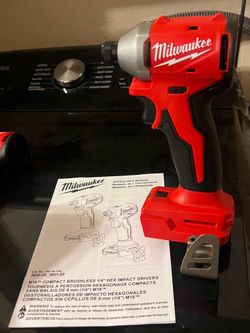 Milwaukee Brushless 1/4” Impact Driver