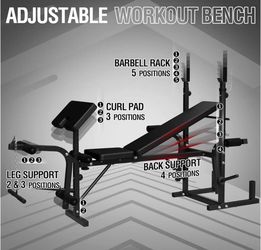 All-in-One Olympic Weight Bench Set