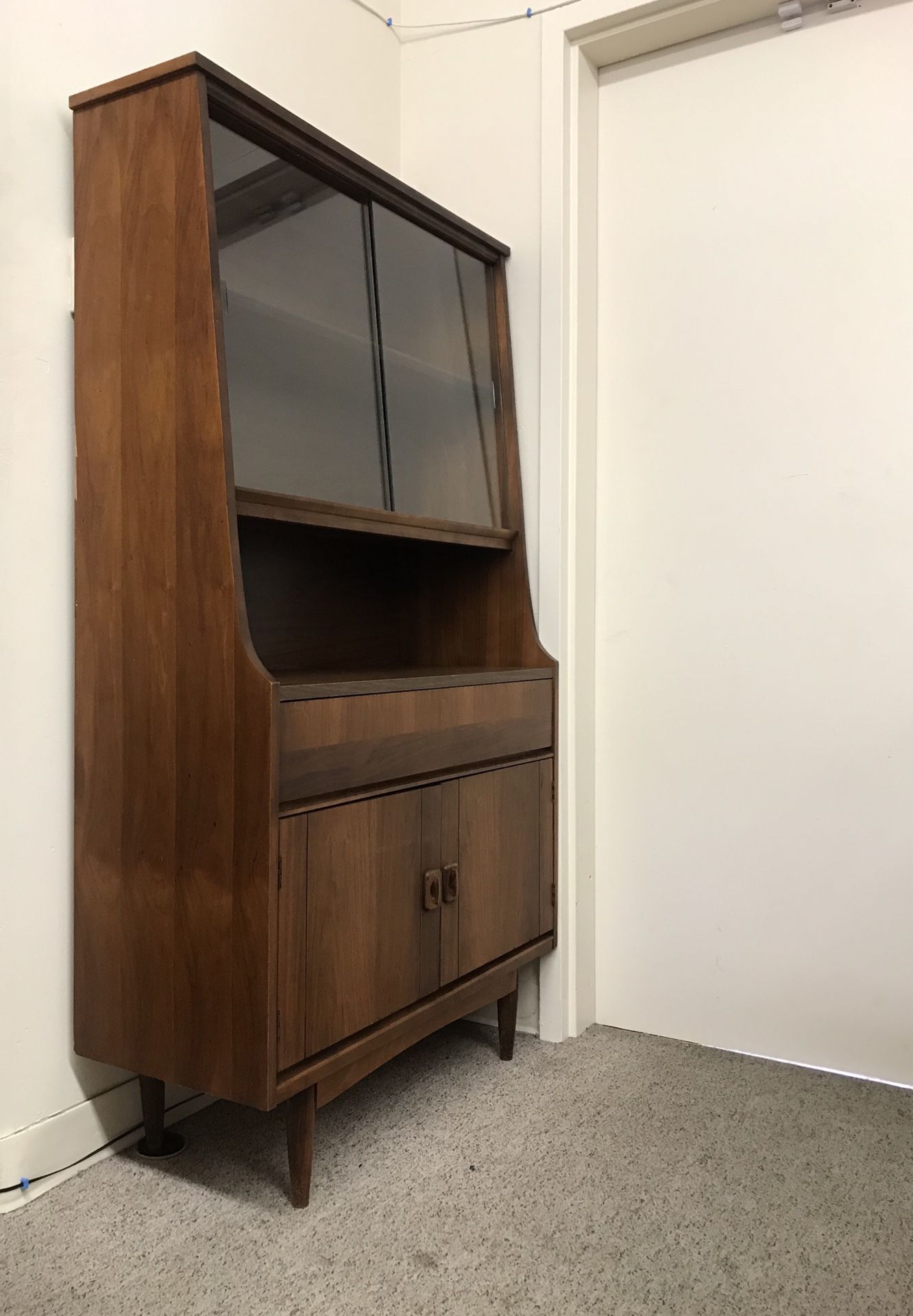 Vintage Mid Century Modern Cabinet Hutch Seattle