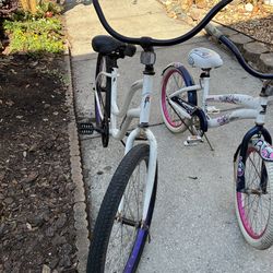 Pair of beach cruisers/bikes $65