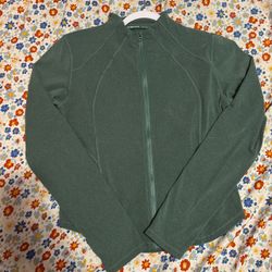 dark green tight fitted sweater