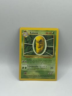 Pokemon Base Set Kakuna Card #33