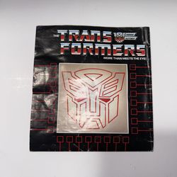 Transformers Original G1 1986 Box Insert Catalog Checklist Form