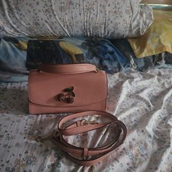 Coach Pink Cherry  Tilly Satchel