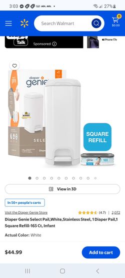 Diaper Genie Select Pail $35